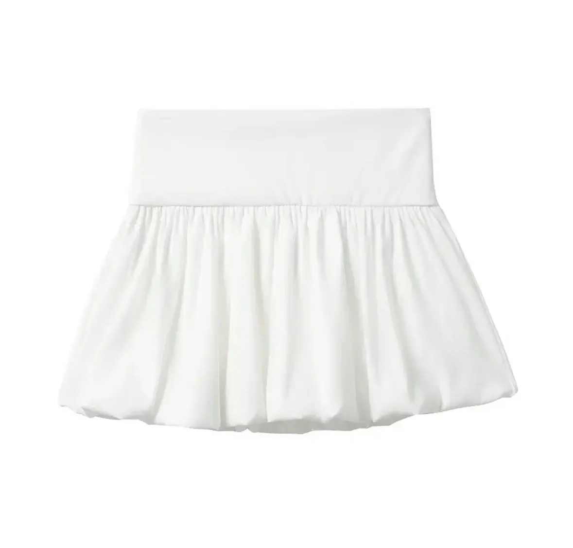 A&A Y2K Pleated Bubble Mini Skirt