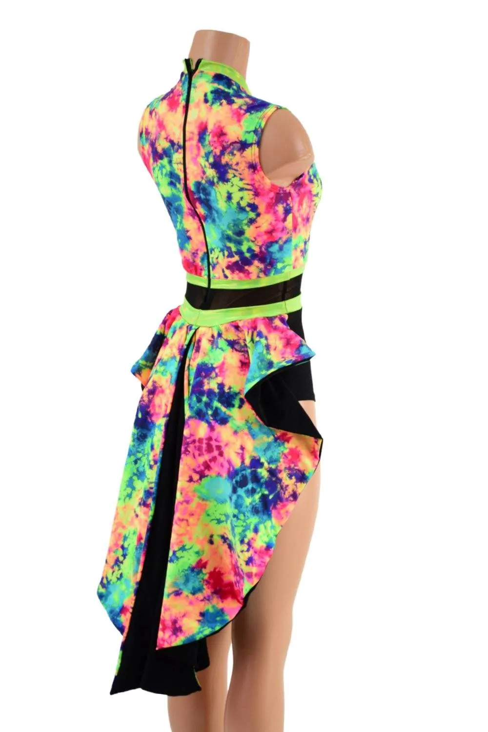 Acid Splash Tuxedo Back Romper