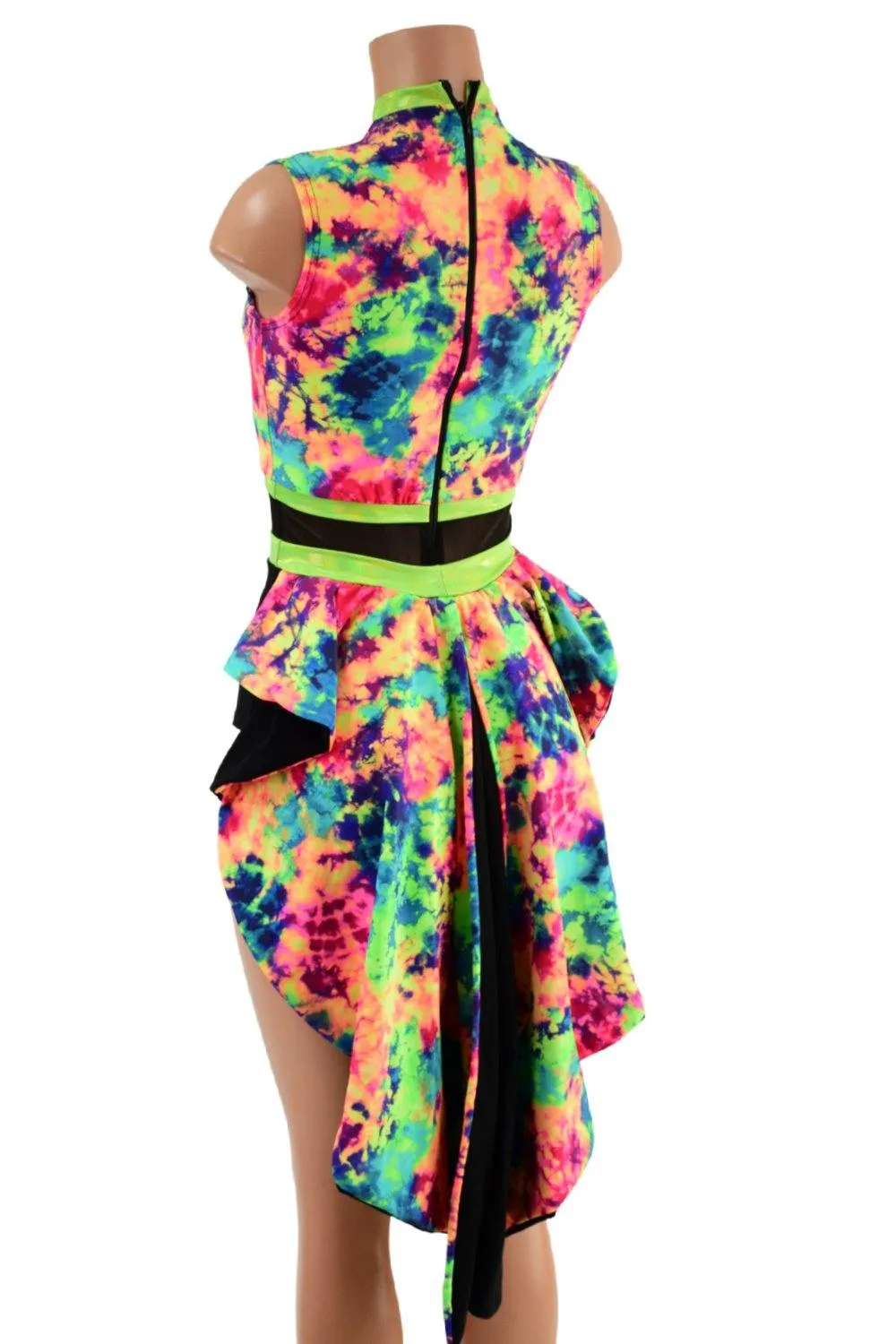 Acid Splash Tuxedo Back Romper