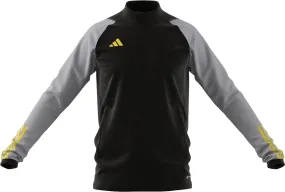 ADIDAS TIRO 23 COMPETITION TRAINING JACKET BLACK TEAM LIGHT GREY IMPACT YELLOW