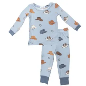 Angel Dear Baby & Toddler Boys Bamboo L/S COWBOY HAT Loungewear Pajamas