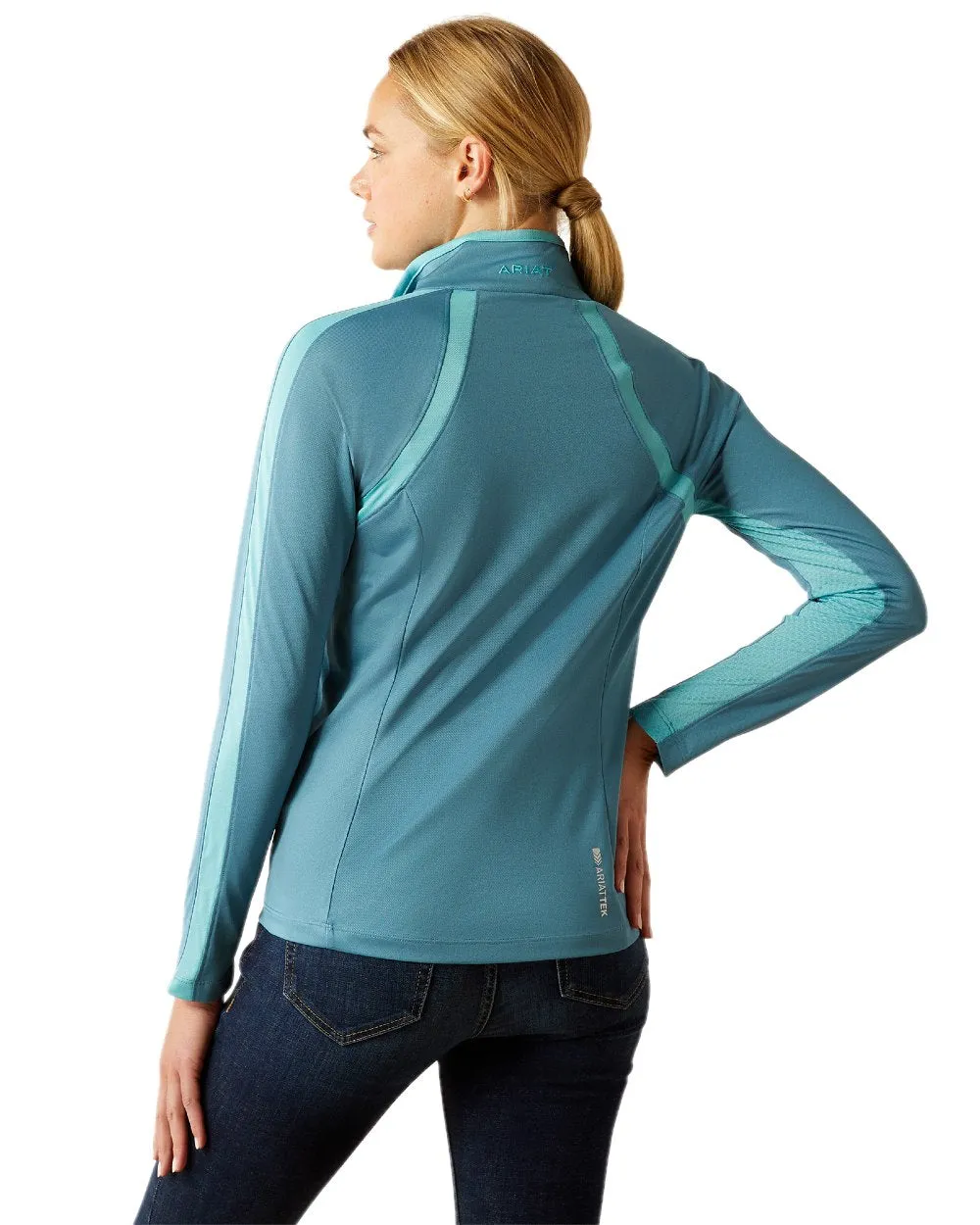 Ariat Womens Sunstopper 3.0 Quarter Zip Baselayer