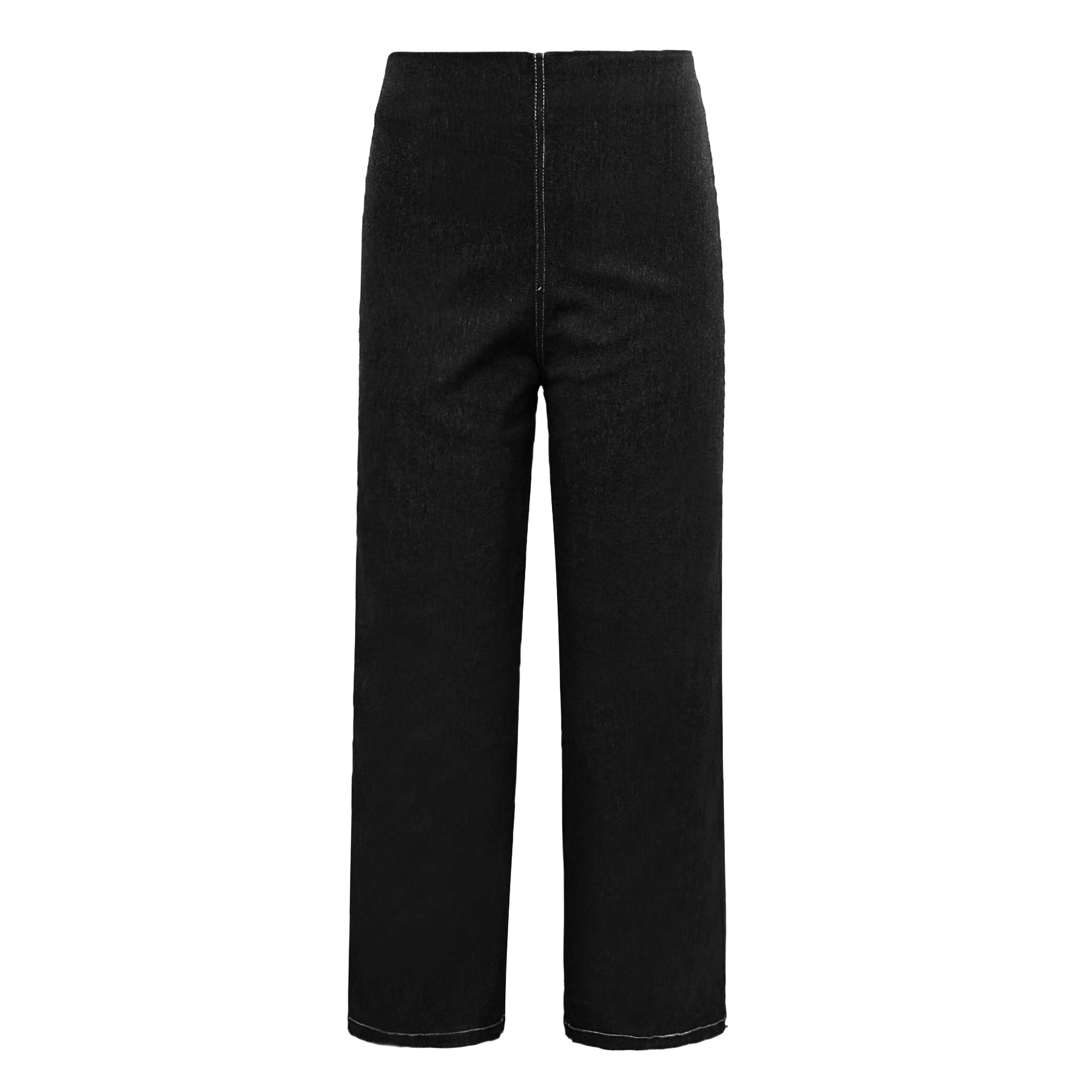 ASTA-WIDE-PANTS - BLACK DENIM