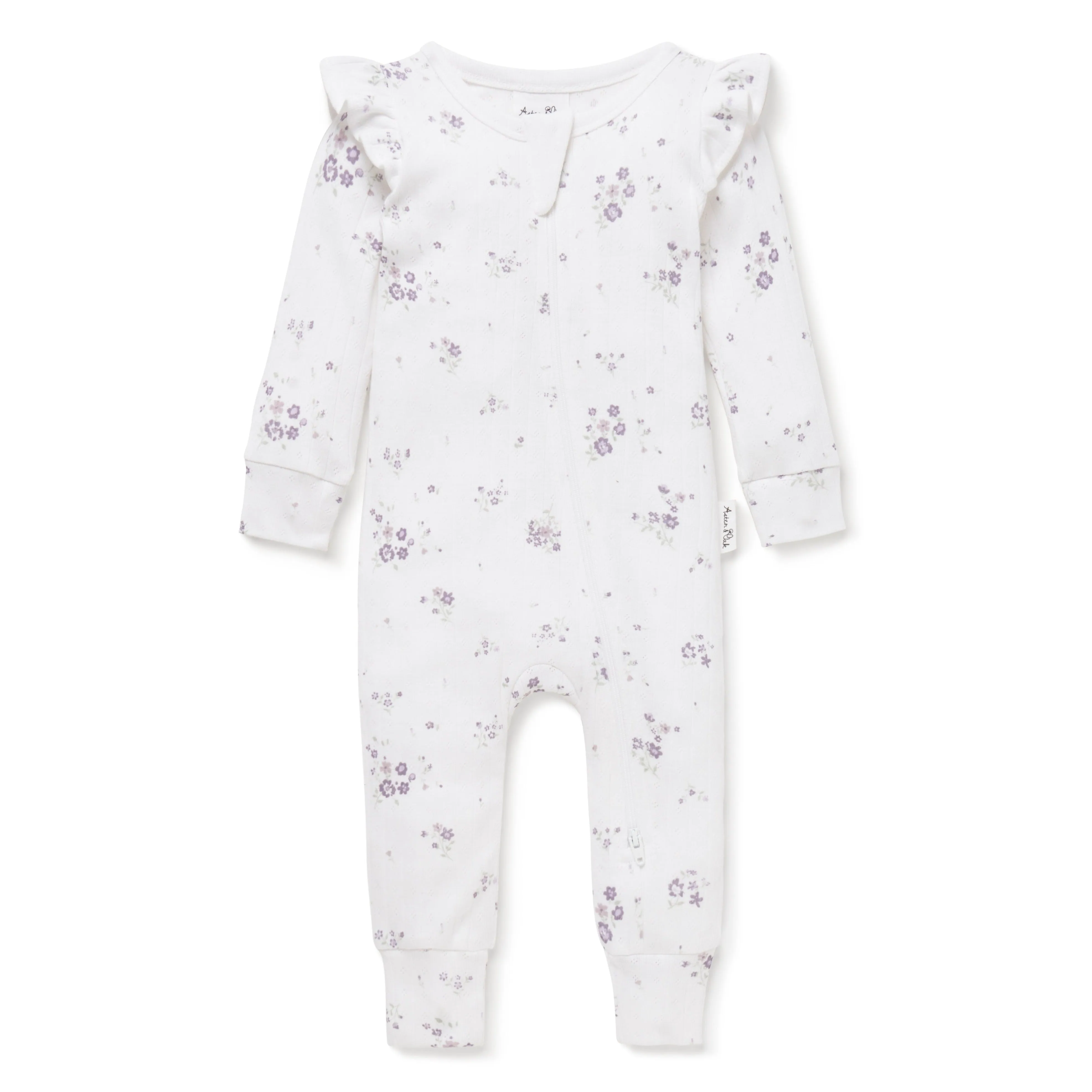 Aster and Oak Zip Growsuit - Grace Floral