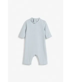 Baby & kids blue striped UV suit