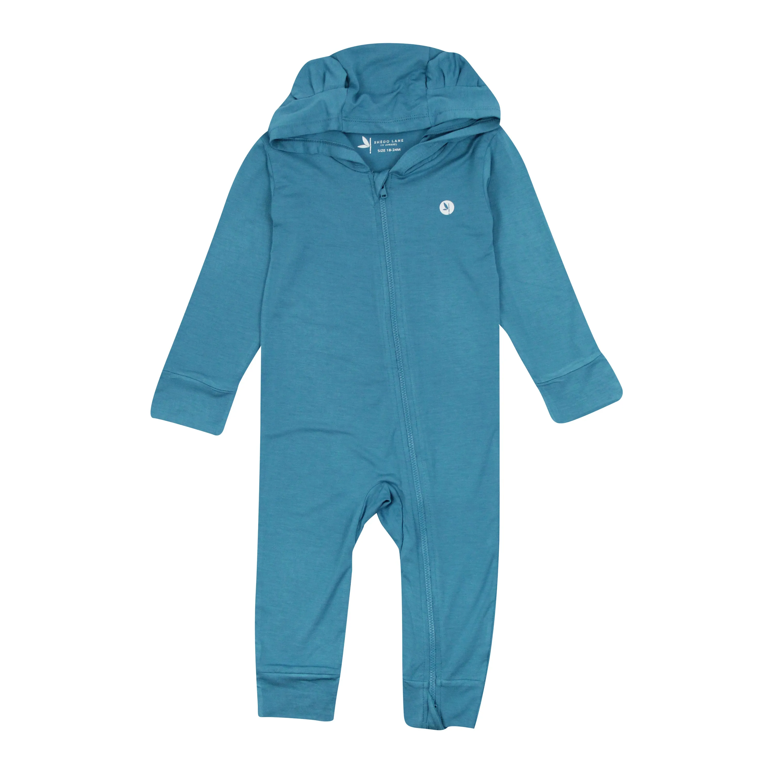 Baby Long Sleeve "Bear Necessity" Zipper Romper