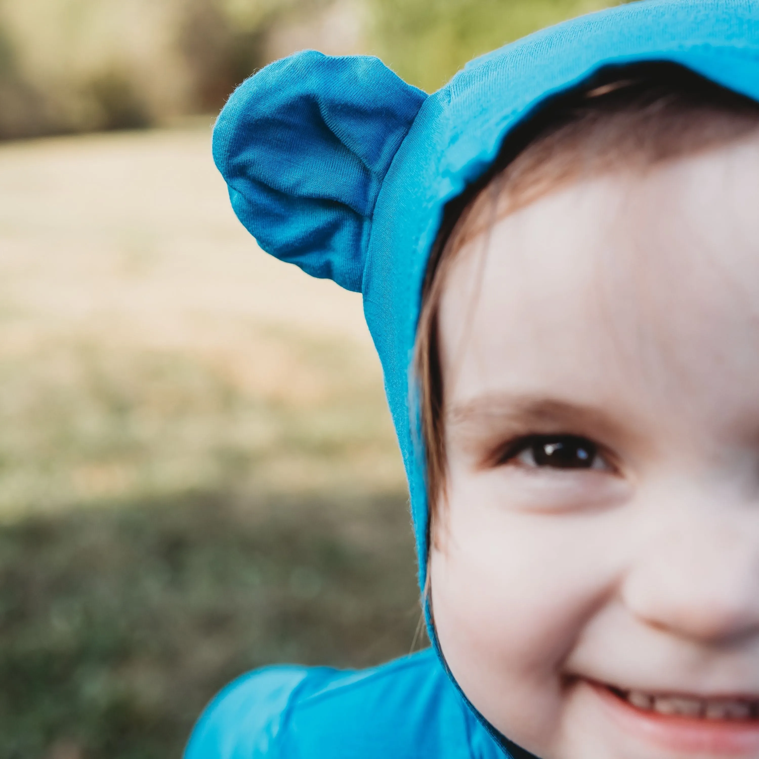 Baby Long Sleeve "Bear Necessity" Zipper Romper