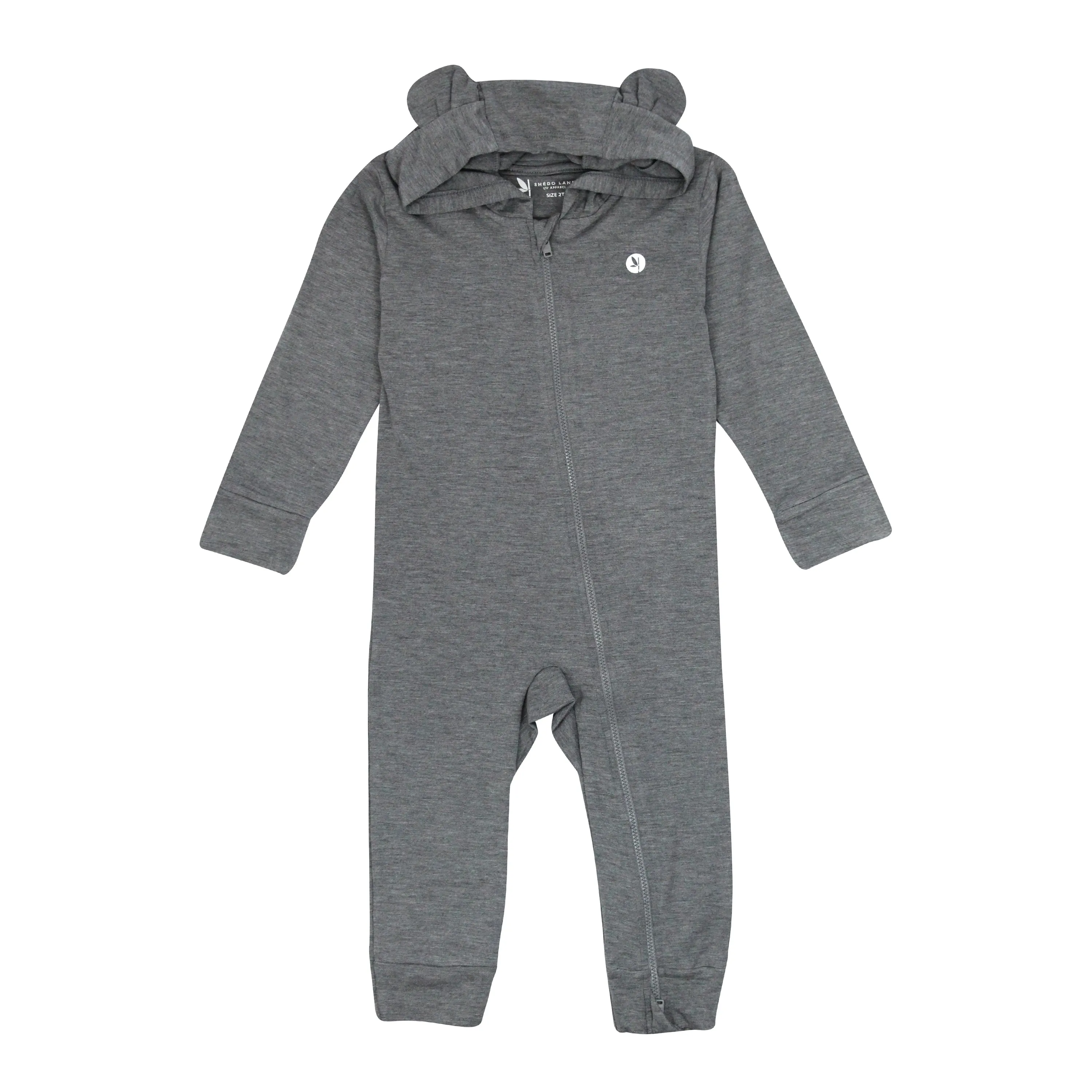 Baby Long Sleeve "Bear Necessity" Zipper Romper