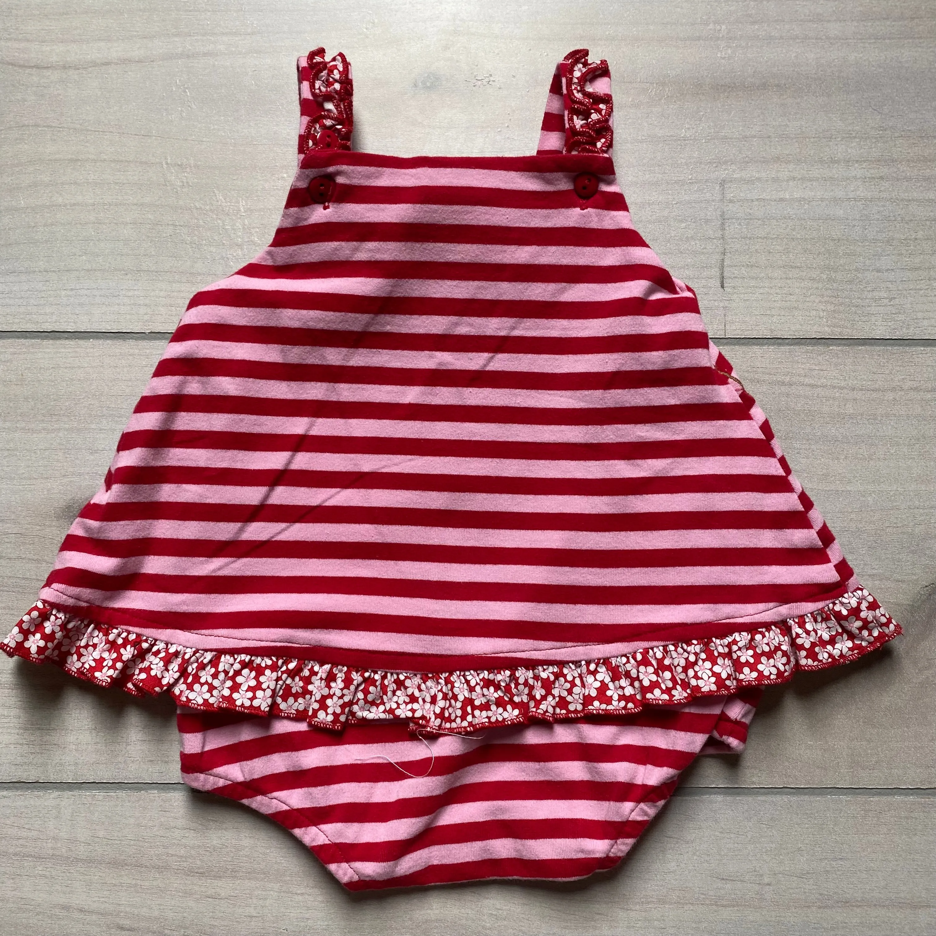 Bailey Boys Cherry Applique Romper