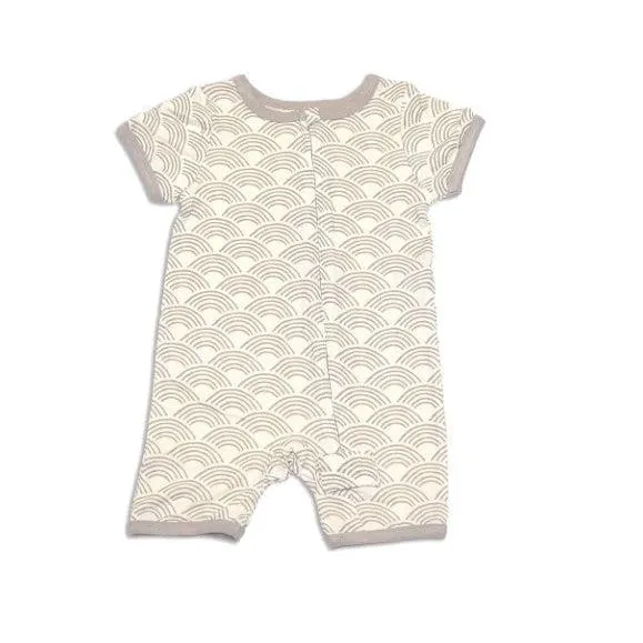 Bamboo Short Sleeve Zippy Romper