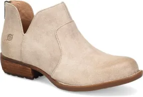 Born Women's Kerri Leather Bootie - Cream Visone Distressed BR0012079