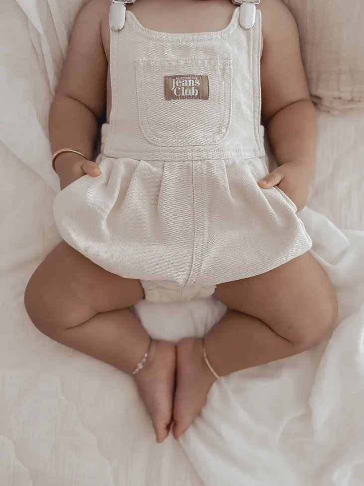 Bowie Bubble Romper - Organic Natural