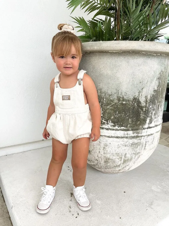 Bowie Bubble Romper - Organic Natural