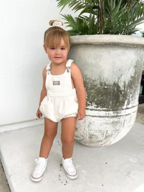 Bowie Bubble Romper - Organic Natural