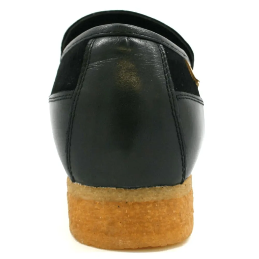 British Walkers Power Men's Crepe Sole Leathe and Suede Slip On Shoes