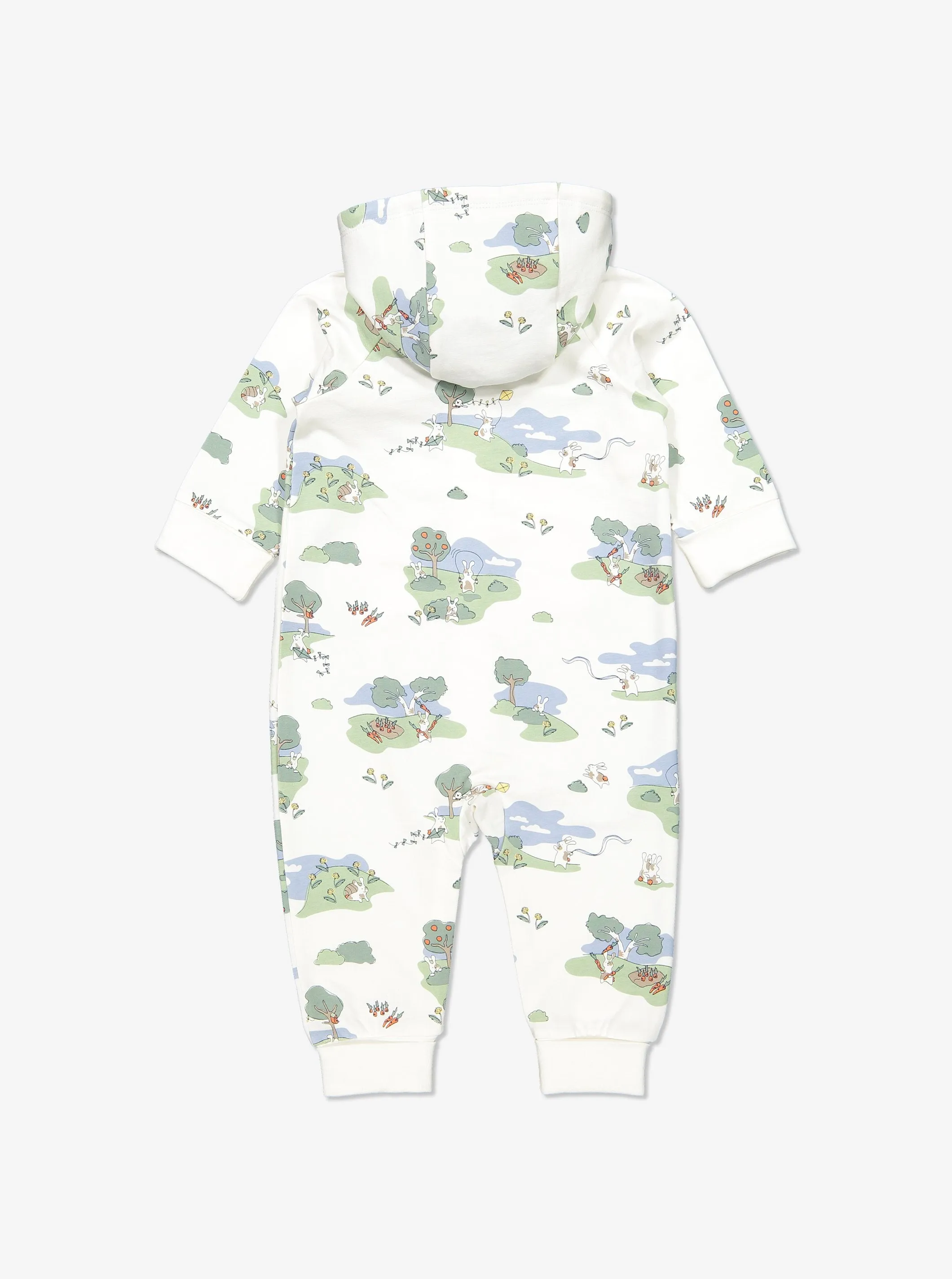 Bunny Print Baby All-In-One