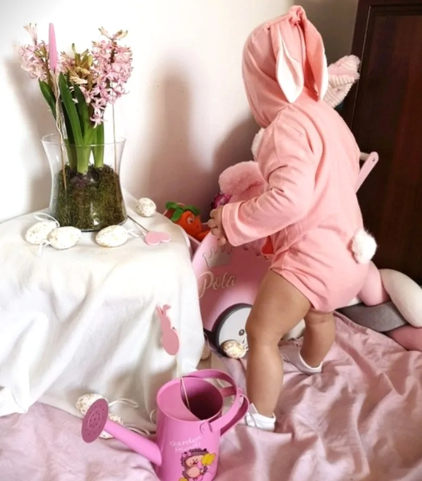 Bunny Romper Pink #1000491