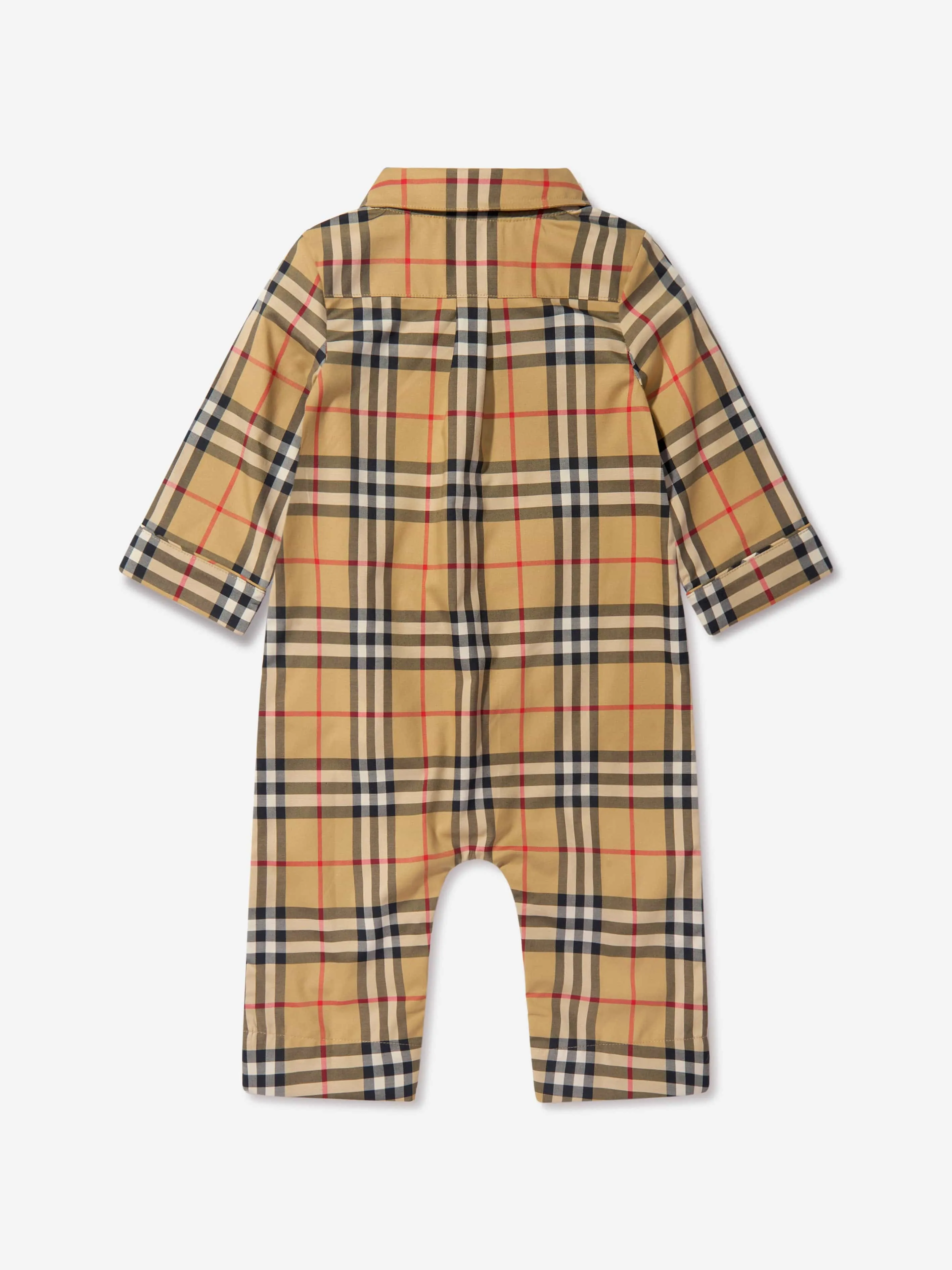 Burberry Baby Carlo Check Print Romper