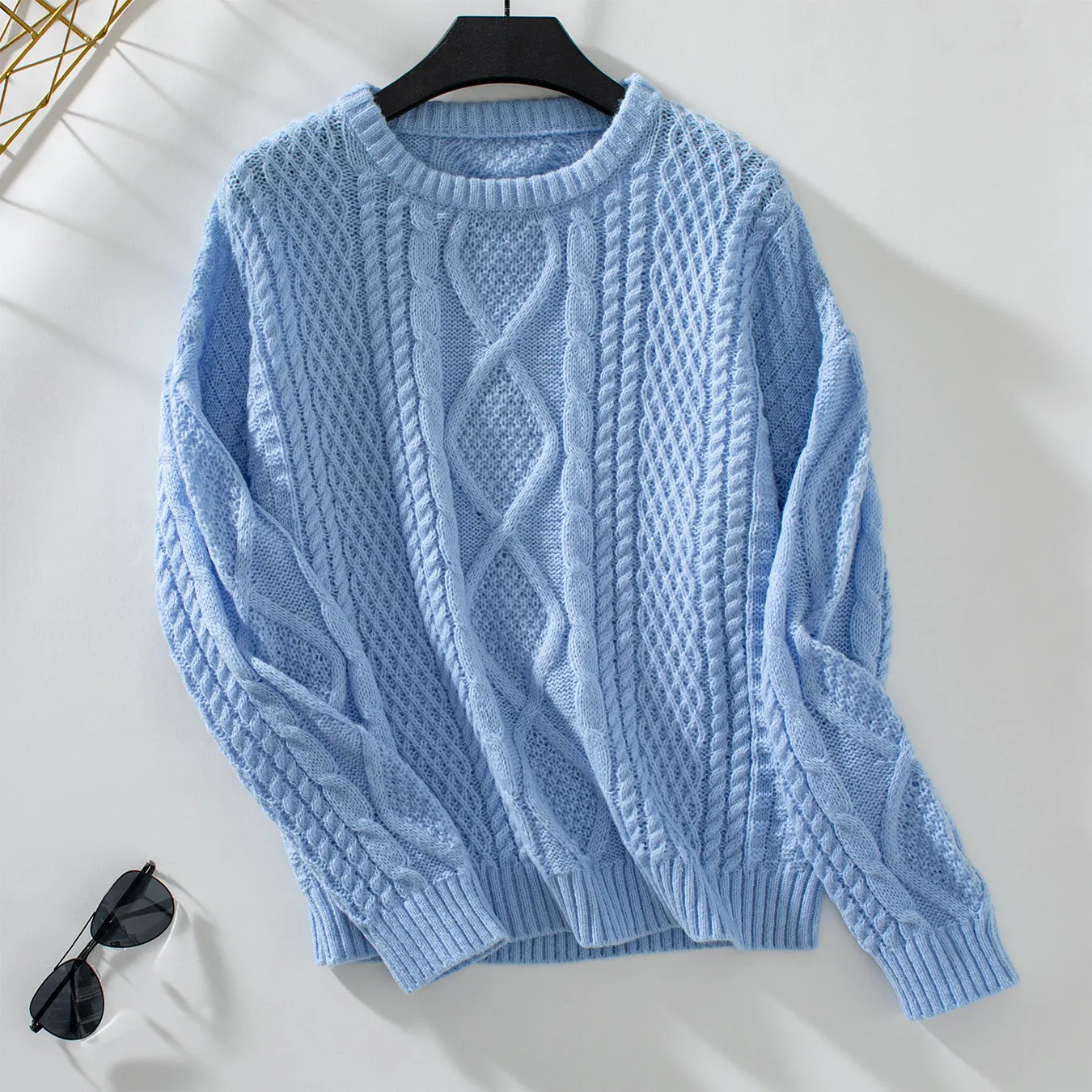 Cable-knit Pullover