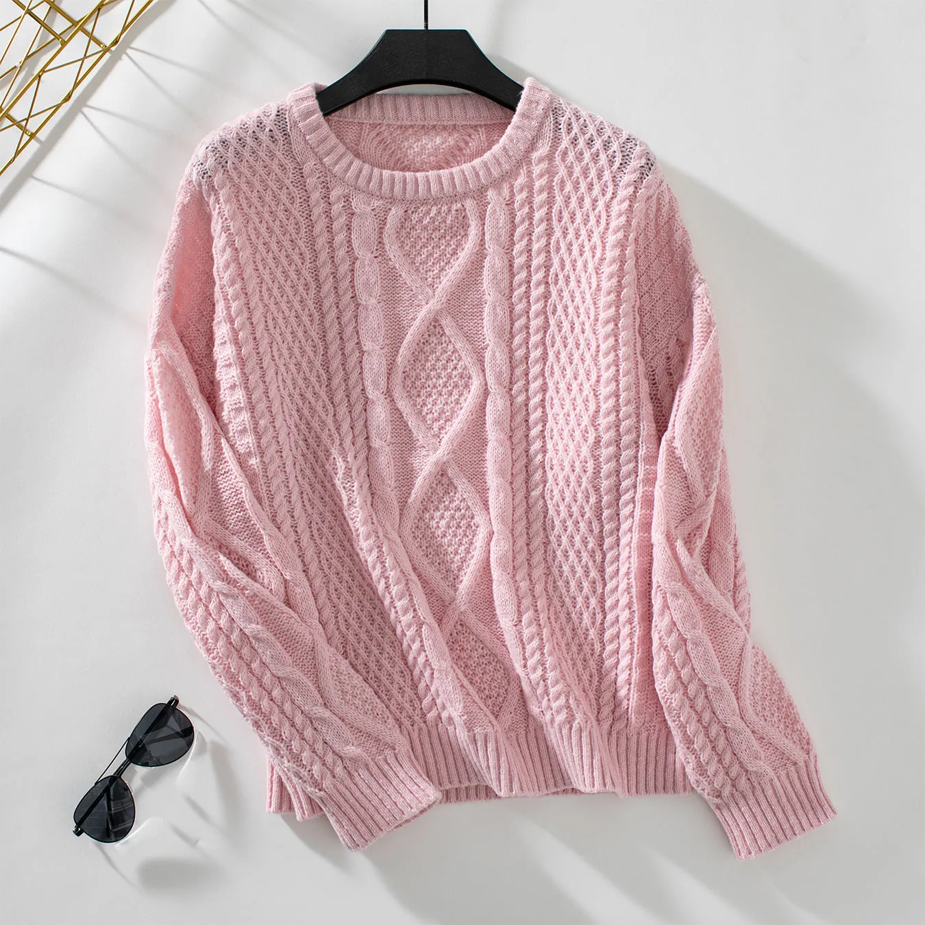 Cable-knit Pullover