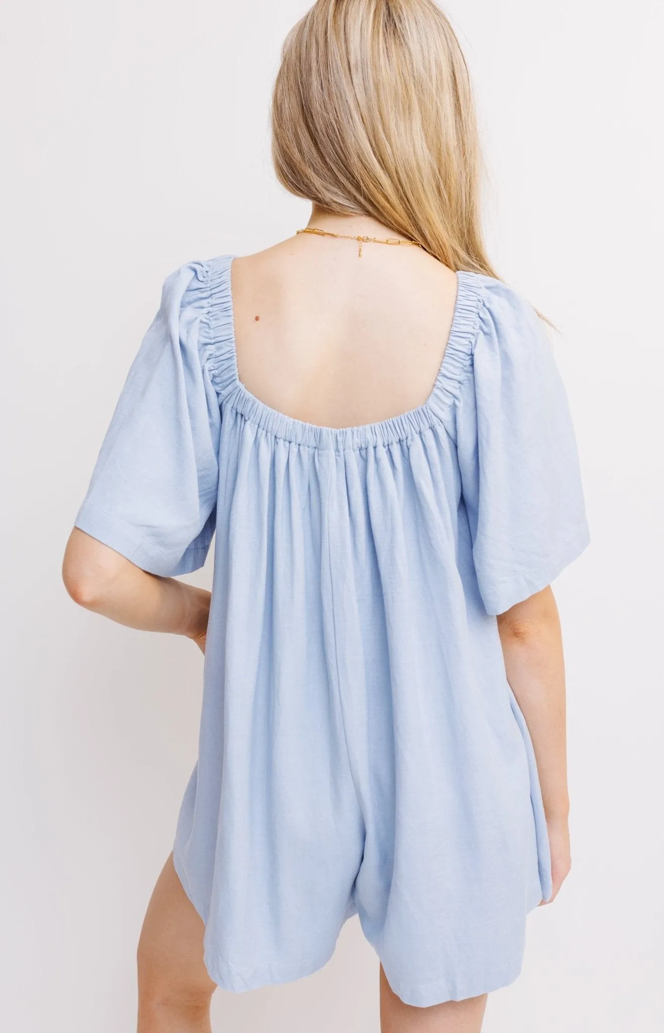 Call It Chic Romper, BLUE