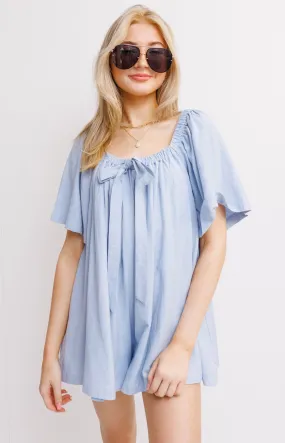 Call It Chic Romper, BLUE