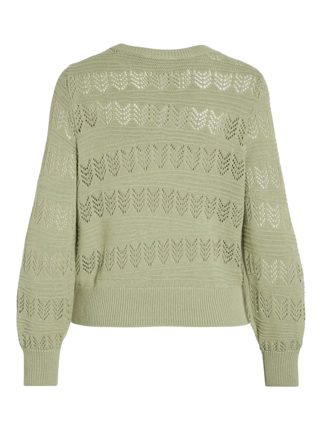 Cathy Pointelle Knit Top (Swamp)