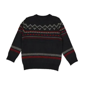 Charcoal Scandi Pullover Sweater