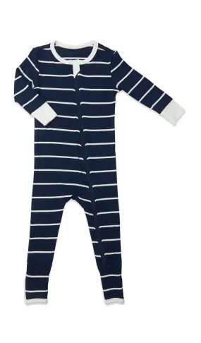 Convertible Romper - Navy Stripe