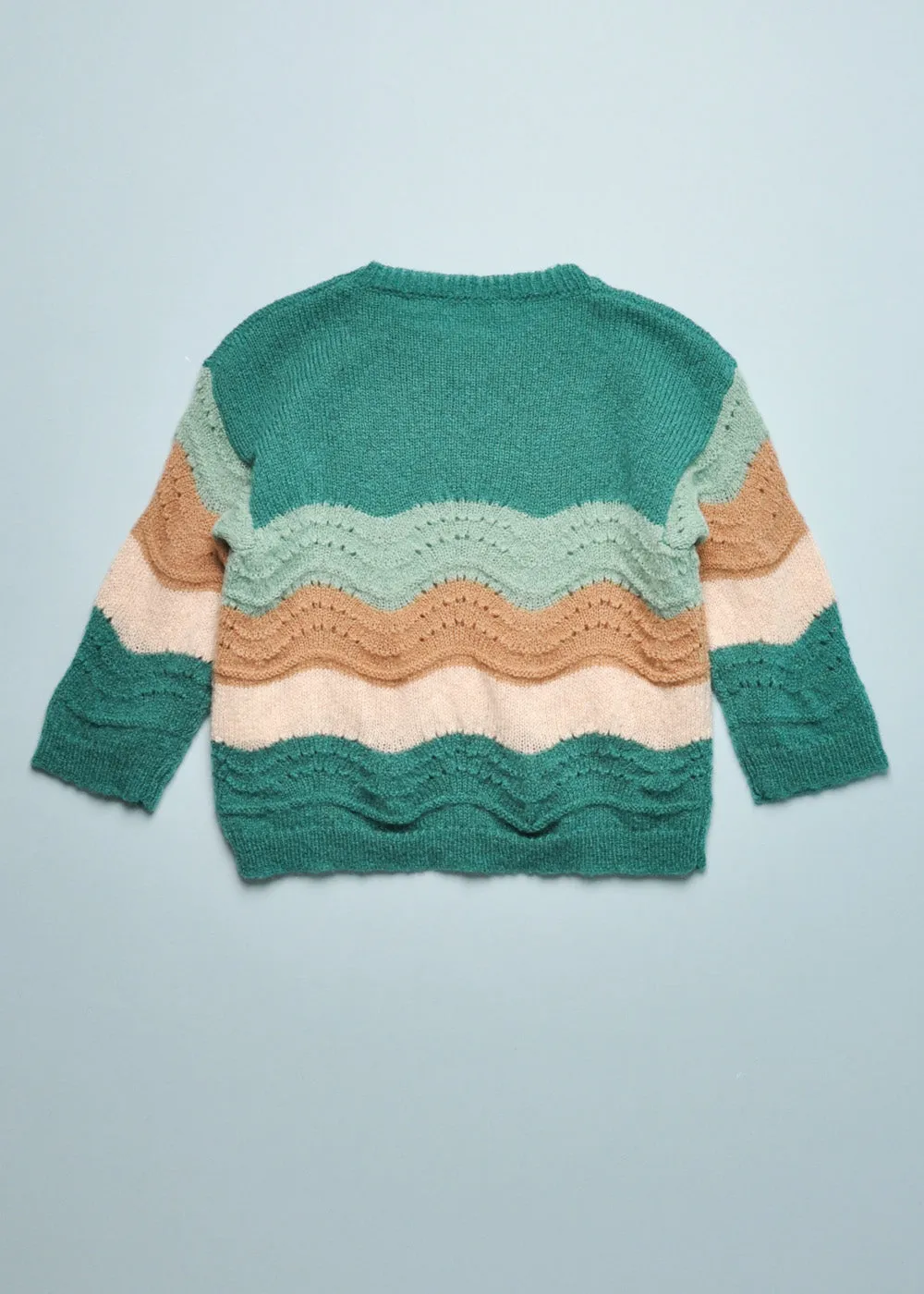 CROCHET SWEATER - EMERALD