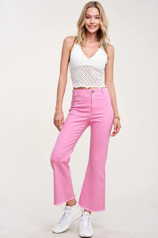 Crop Flares Pants