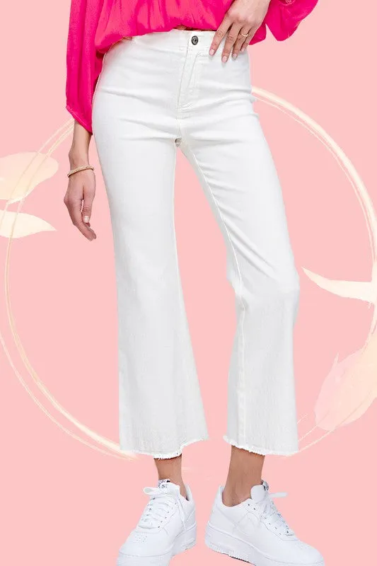 Crop Flares Pants