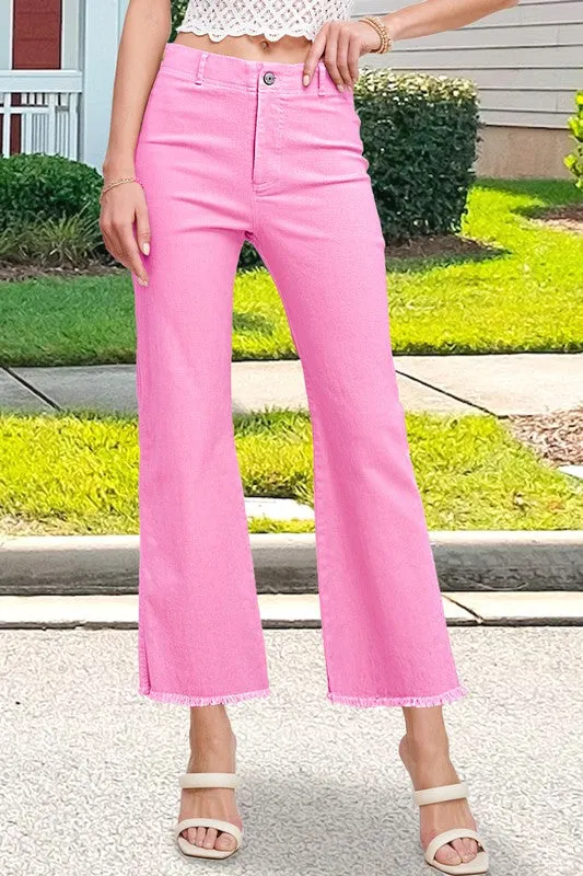 Crop Flares Pants