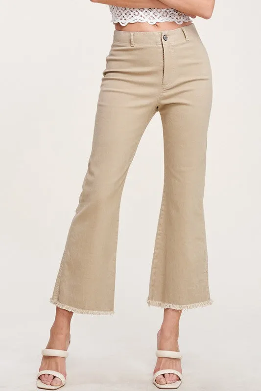 Crop Flares Pants