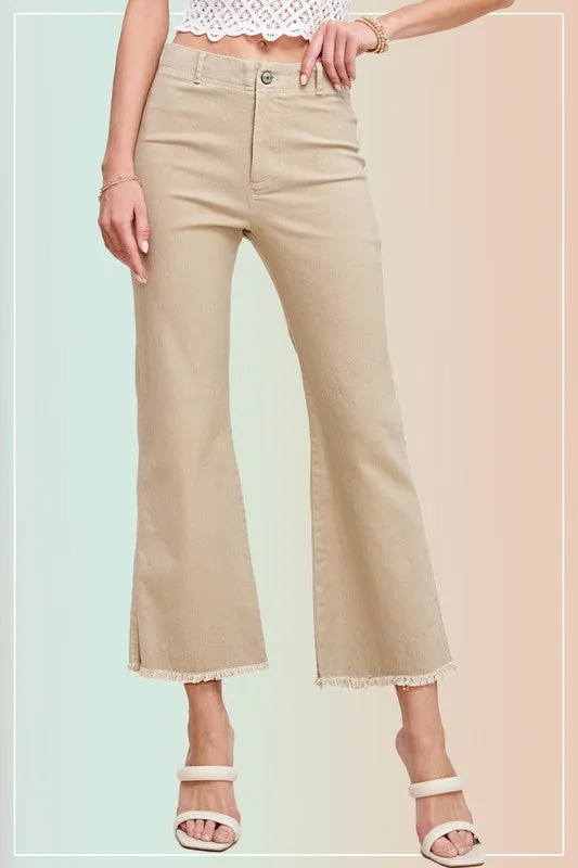 Crop Flares Pants