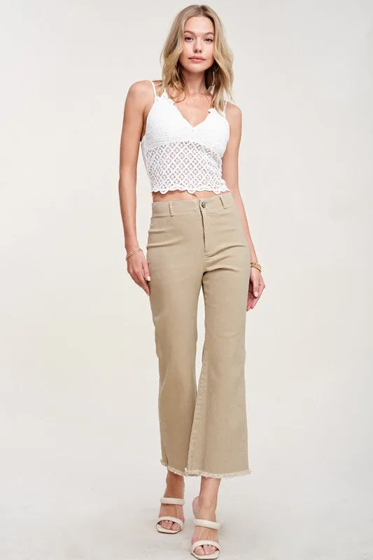 Crop Flares Pants