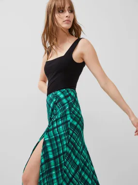 Dani Eco Check Delphine Midi Skirt