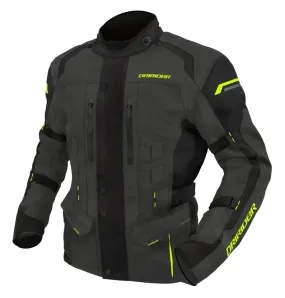 DRIRIDER COMPASS 4 GREY/BLACK/HI-VIS YELLOW YOUTH TEXTILE JACKET