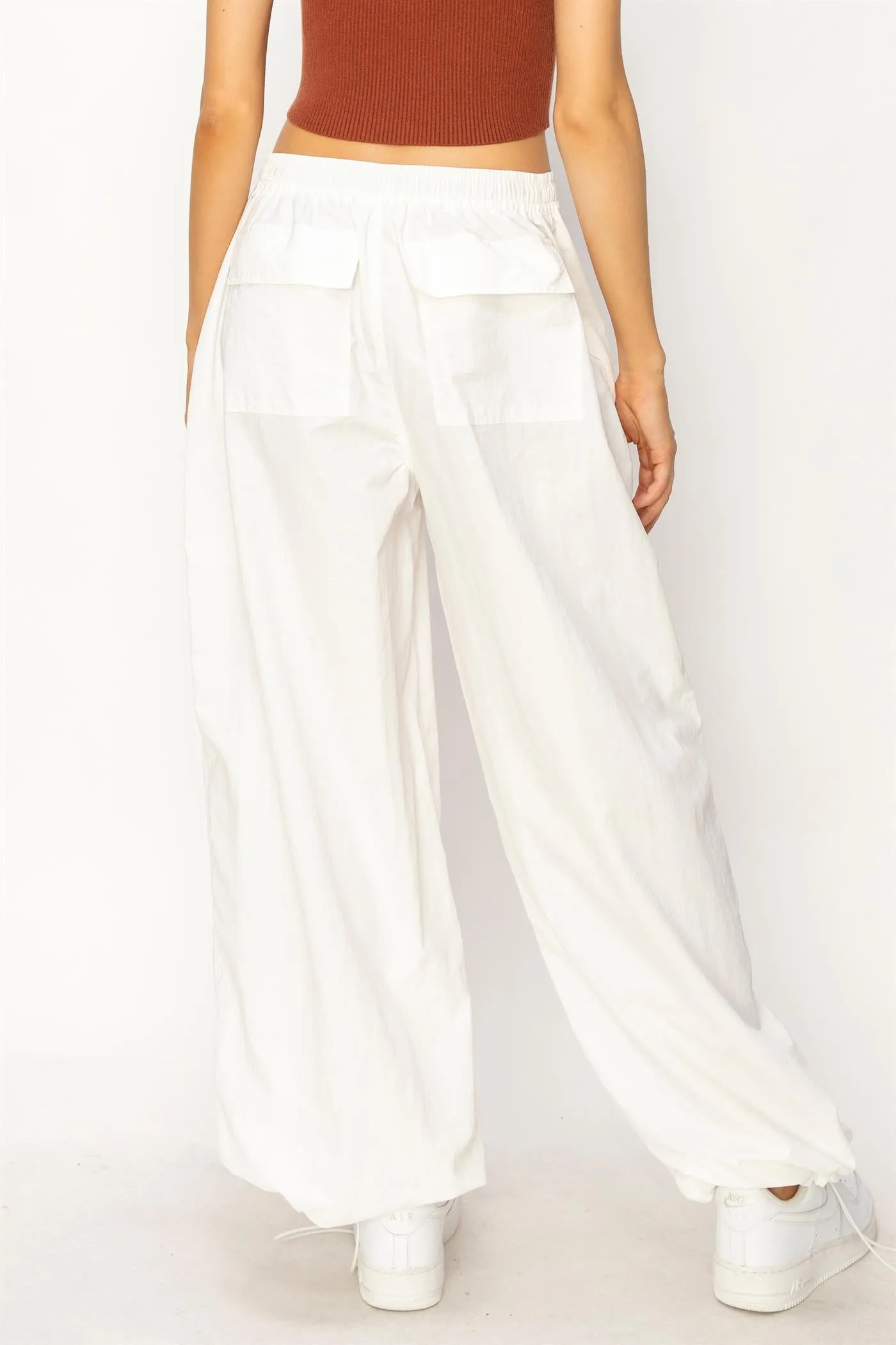 DZ24C114-High-waist Parachute Pants