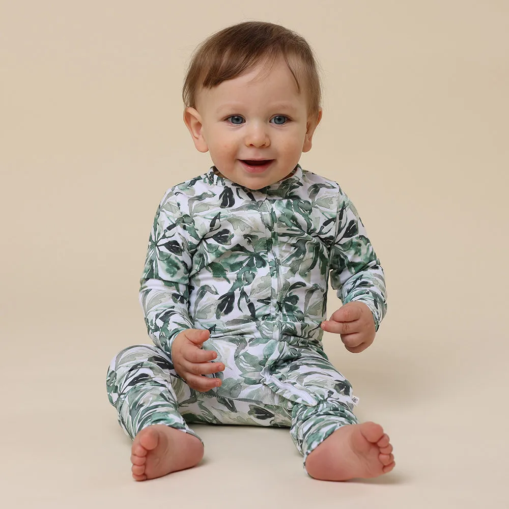 Evergreen Organic Snugglesuit Convertible Romper