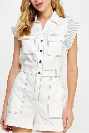 Farren Stitched Romper