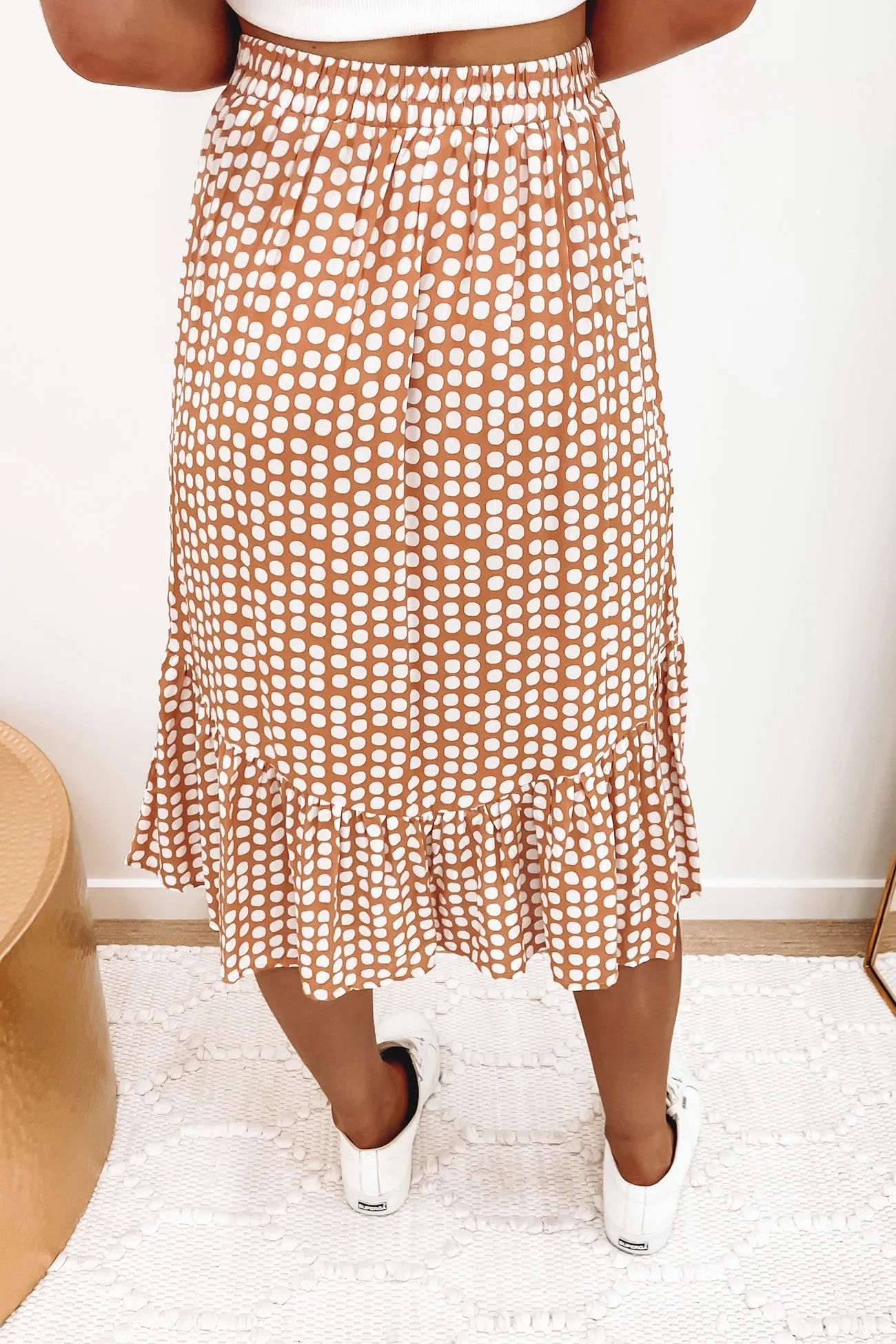 Fay Midi Skirt Rust Spot