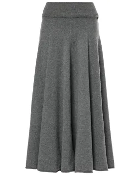 Felt Twirl Midi Skirt