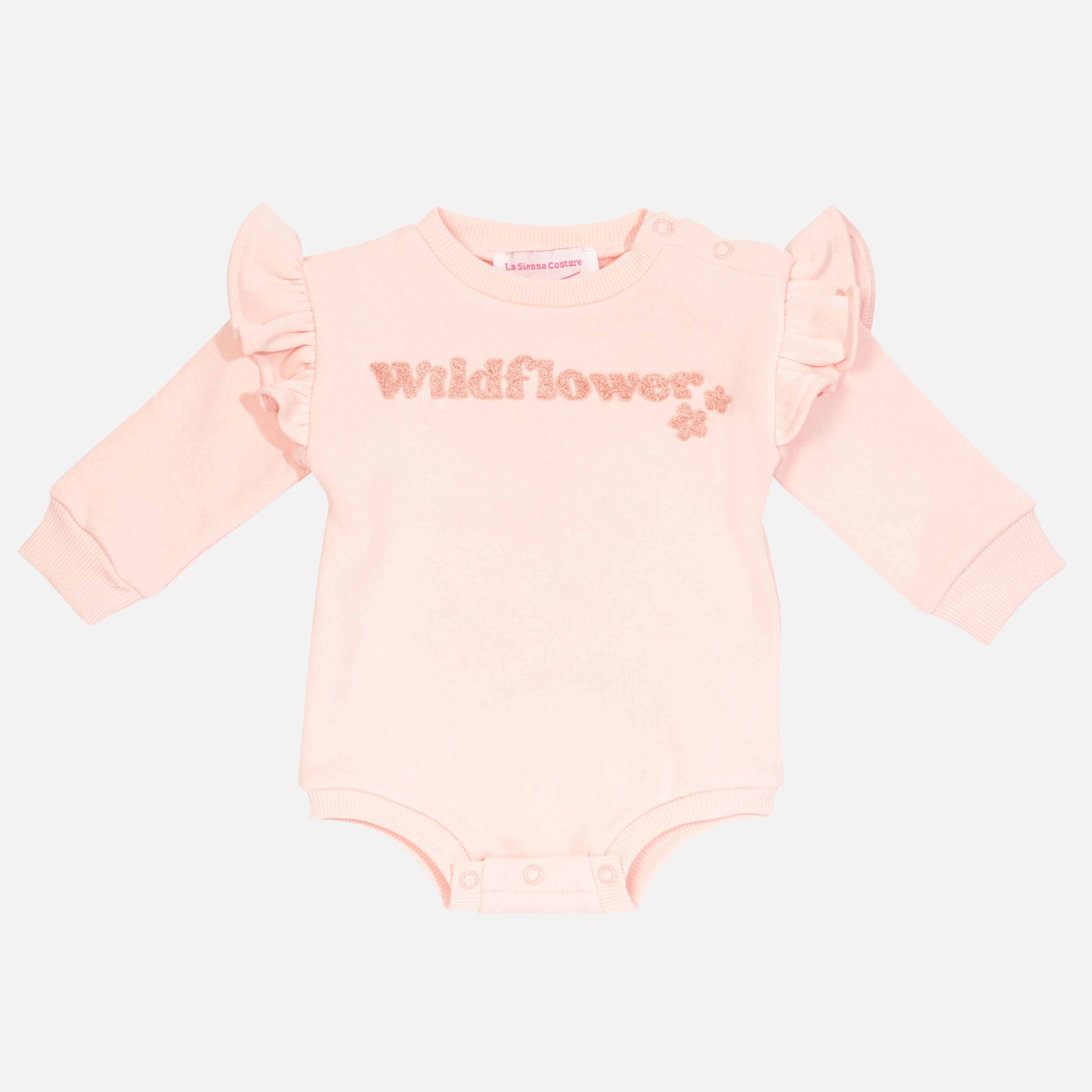 Fleece Flutter Romper - Wildflower