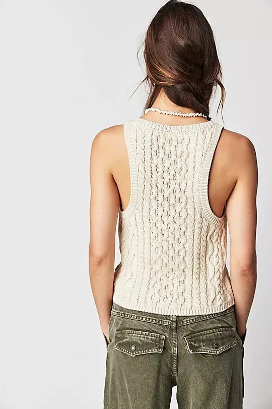 Free People High Tide Cable Tank