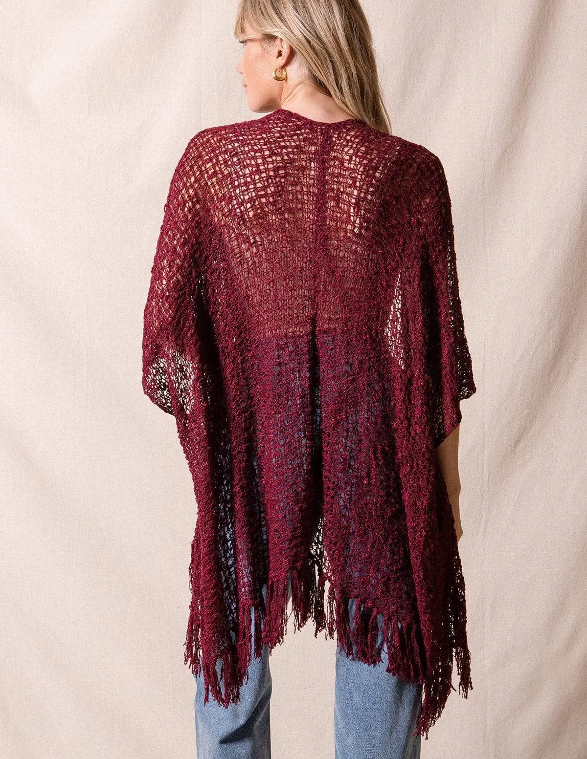 Handwoven Riva Poncho Wrap