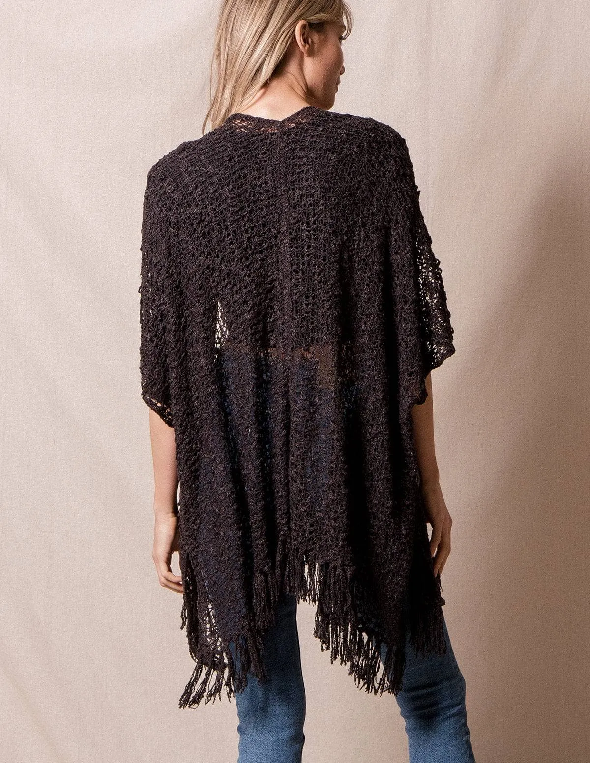 Handwoven Riva Poncho Wrap