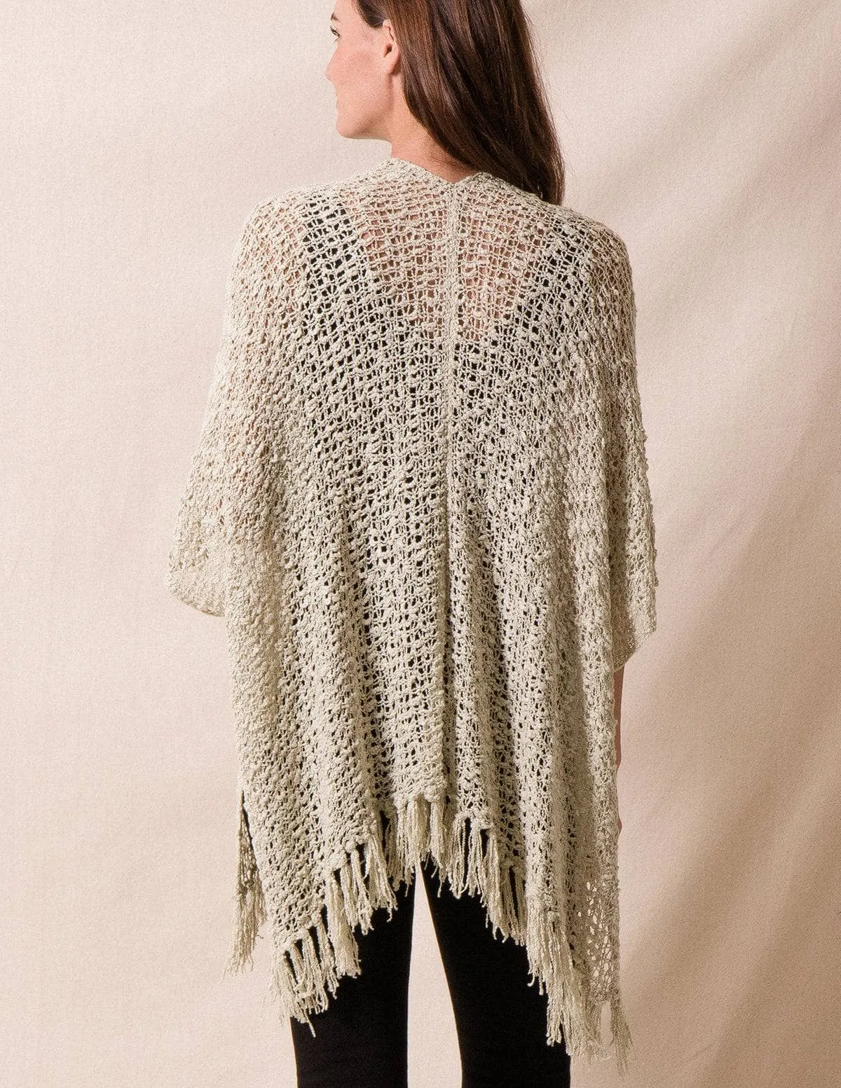 Handwoven Riva Poncho Wrap