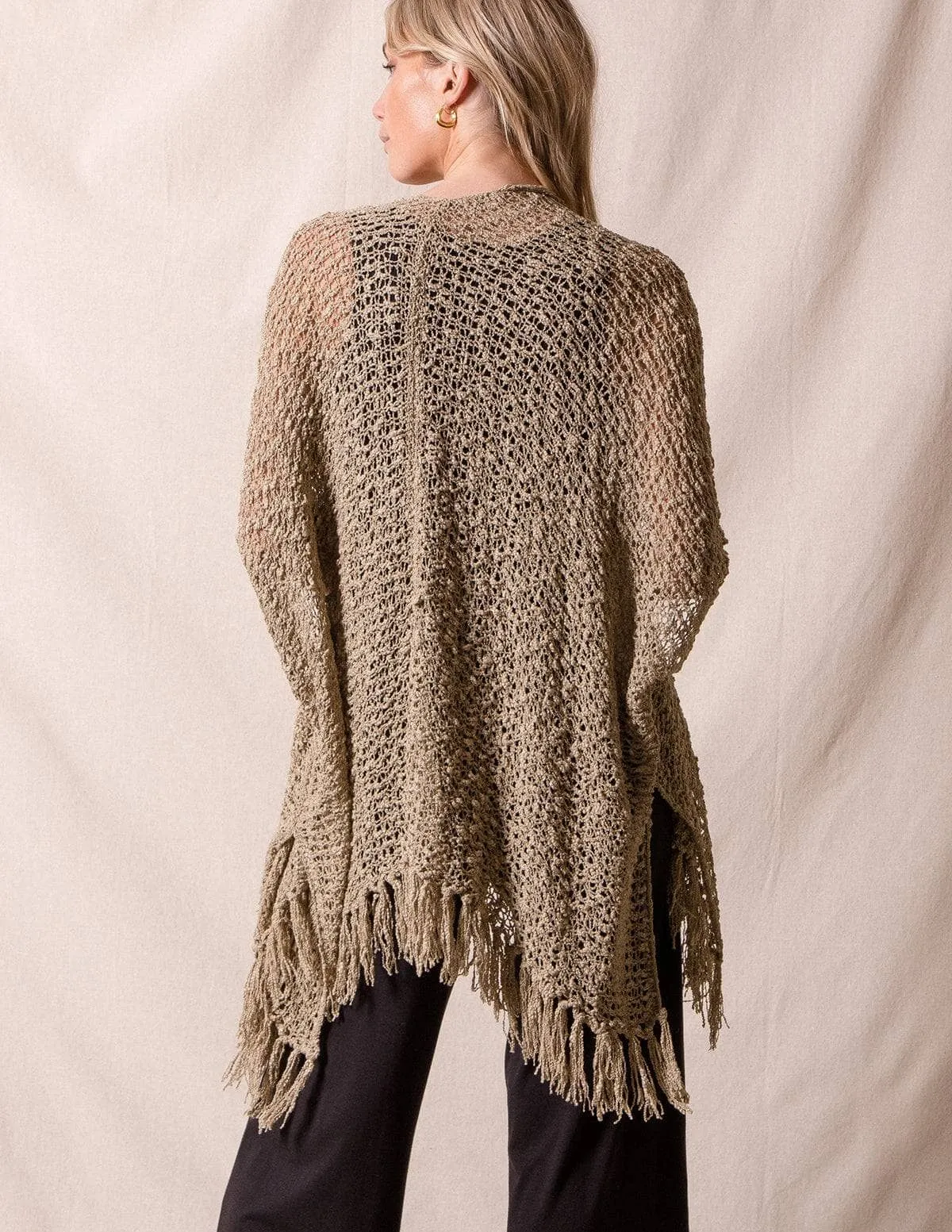 Handwoven Riva Poncho Wrap