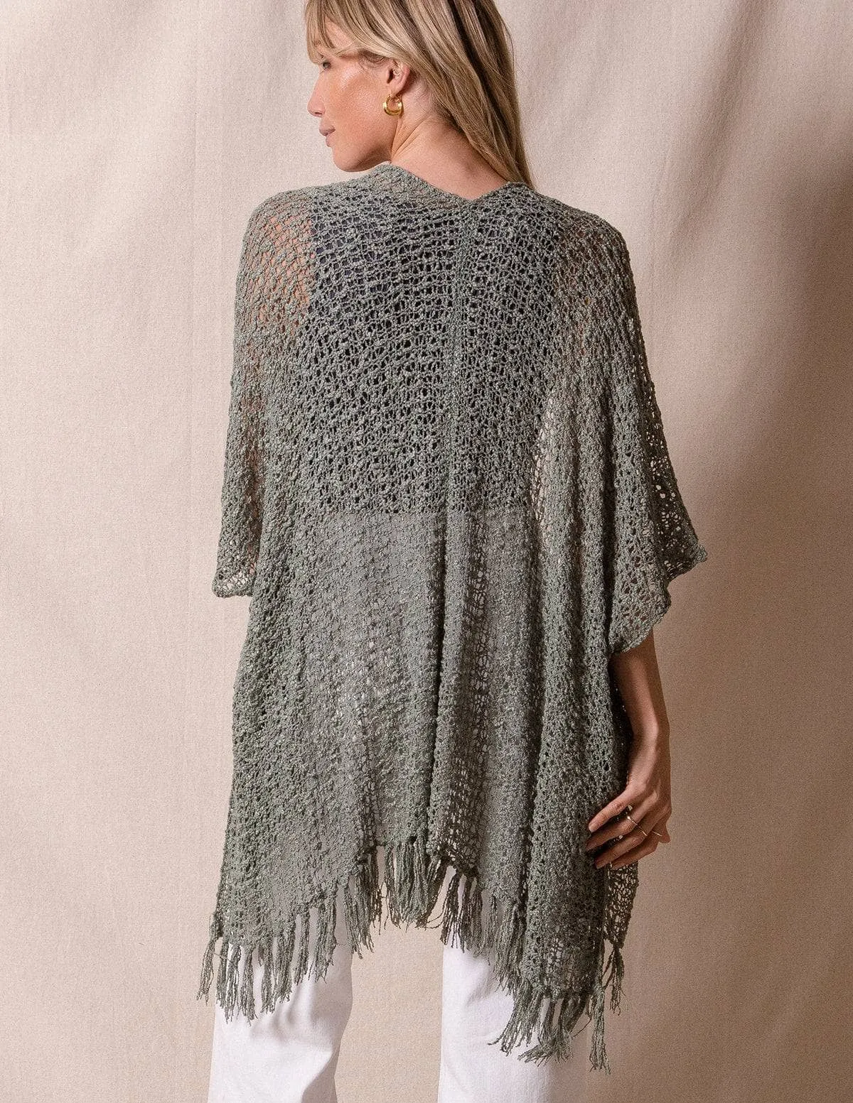 Handwoven Riva Poncho Wrap